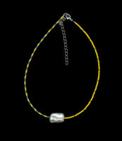 pearl drop necklace (nugget)